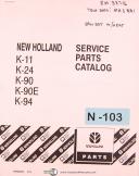New Holland-New Holland Model 88 Kreider Cetrifugal Dryer Operations Parts Manual Year 1967-88-02